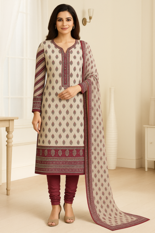 Bin Saeed 3 Piece unstitched Lawn Dress